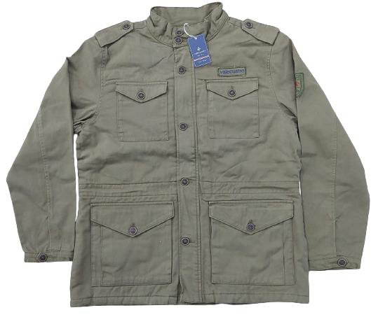 Quilt-lined field jacket